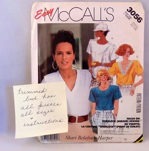 McCall's 3056 Dress shirt in size 10-12 Shari Belafonte-Harper - Picture 1 of 2