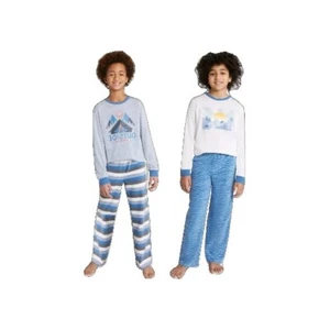 Eddie Bauer Boy's  4 Piece Set Pajamas Gray Size M-10/12  NWT - Picture 1 of 7