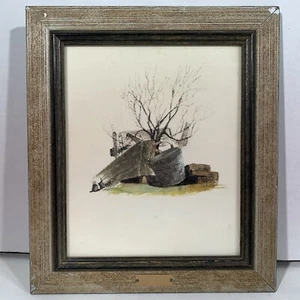 Vintage E.L. Butler Original Watercolor Art Painting “Water Bucket” Signed - Picture 1 of 15