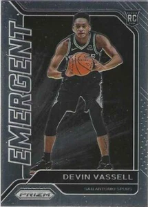 2020-21 Panini Prizm DEVIN VASSELL San Antonio Spurs Rookie Emergent Insert #19 - Bild 1 von 2