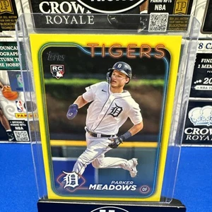 2024 Topps Series 2 - Yellow #516 Parker Meadows (RC) - Picture 1 of 2