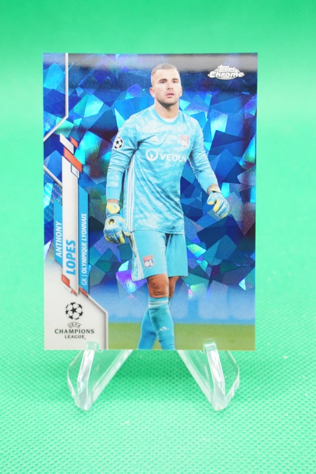 (2 Cards) 2019-20 Topps Chrome Sapphire UEFA Base #80 Anthony Lopes CDW - Image 1 of 4