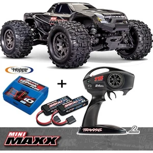 TRAXXAS# TRX107154-1 MINI MAXX 4WD schwarz +2X 3500 mAh Lipo Akku + ID-Ladegerät - Bild 1 von 7