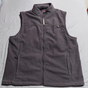 CHALECO EXTERIOR WOLVERINE Para Hombre Talla XL Marrón Cremallera Completa Bolsillos Vellón - Imagen 1 de 7
