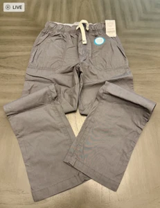 NWT Carter's Boys Pull on Pants Gray Size 8 - Picture 1 of 1