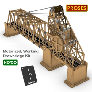 ¡NUEVO! Kit de puente basculante escala OO - ¡Mira el video para verlo en acción! - Imagen 1 de 5