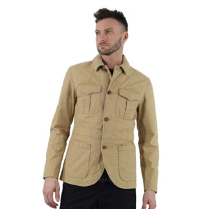 $448 Polo Ralph Lauren Men's Eisnhwear Cotton Field Jacket khaki Size Large - Picture 1 of 3