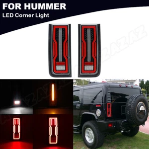 For 03-09 Hummer H2 SUV 4in1 LED Tail Lights Rear Brake Turn Signal Reverse Lamp - Picture 1 of 17