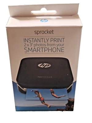 HP Sprocket 100 2x3 Photos From Smartphone X7N08A Instantly Print Zink Zero Ink - Image 1 of 4