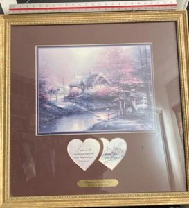 Seltener gerahmter Druck Thomas Kinkade Sammler Sprungbrett Cottage mit Echtheitszertifikat. - Bild 1 von 12