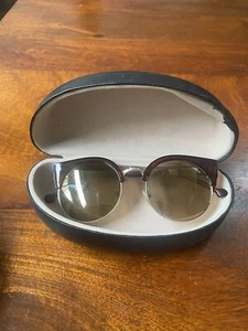 Steve Madden Women Cat-Eye Metal Frame Reflective Sunglasses Preown - Picture 1 of 9