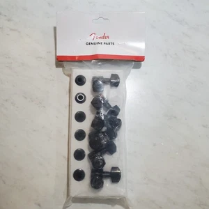 Máquinas afinadoras Fender Locking Stratocaster/Telecaster - negras - Imagen 1 de 6