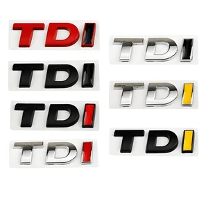 Hochwertige TDI Turbo Diesel Auto Emblem - 3D Legierung Aufkleber für VW Modelle - Bild 1 von 19