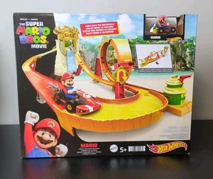 Hot Wheels SUPER MARIO BROS Movie Jungle Kingdom Raceway Neu - Bild 1 von 3