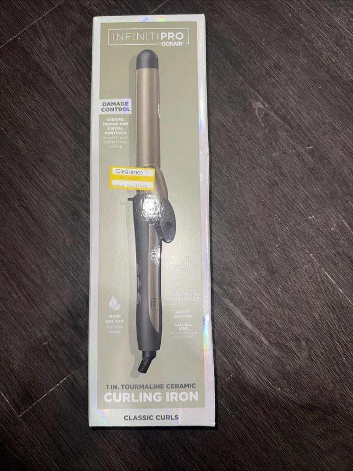 INFINITIPRO Conair 1in Tourmaline Ceramic Curling Iron - Image 1 of 1