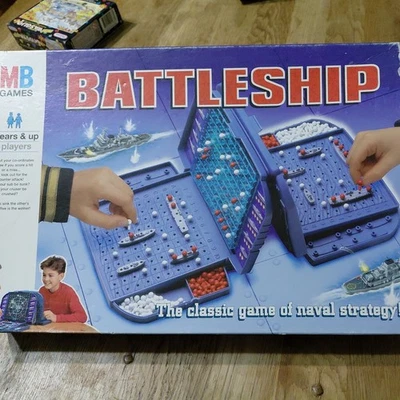 Battleship ~ Naval Strategy Board Game ~ Vintage 1996 ~ MB Games ~ Complete - Image 1 of 4