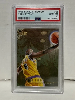 PSA 10 1996-97 Skybox Premium #55 Kobe Bryant RC Lakers - Image 1 of 2
