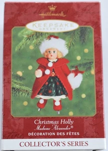 Hallmark Keepsake Madame Alexander Doll Ornament 2000 Christmas Holly FreeS&H - Picture 1 of 4