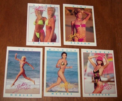 Five 1992 Portfolio Swimsuit Collector Cards A - Image 1 of 2