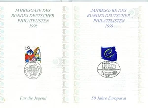 Deutschland 1998 - 2002 - fünf Jahresgaben des BDPh - Bild 1 von 3