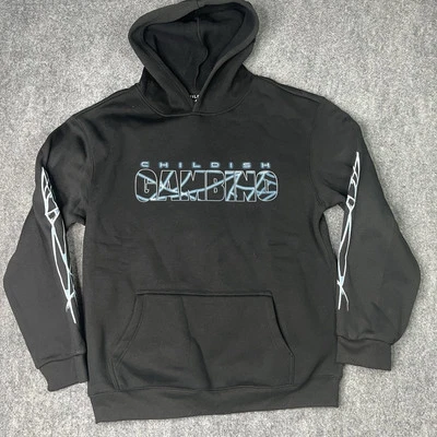 RARO Childish Gambino The New World Tour Sudadera con Capucha Hombre Grande Negro Mercancía de Concierto Foto 1 de 4