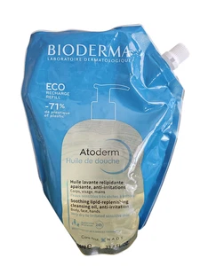 Bioderma Atoderm Shower Oil for Body and Face, 33.8 oz Eco Refill - Picture 1 of 1