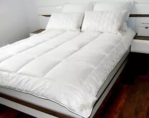 Pck of 2 WARM MERINO WOOL DUVET QUILT 2 IN 1 QUALITY - ALL TOG 4.5+8,10.5TOG - Afbeelding 1 van 7