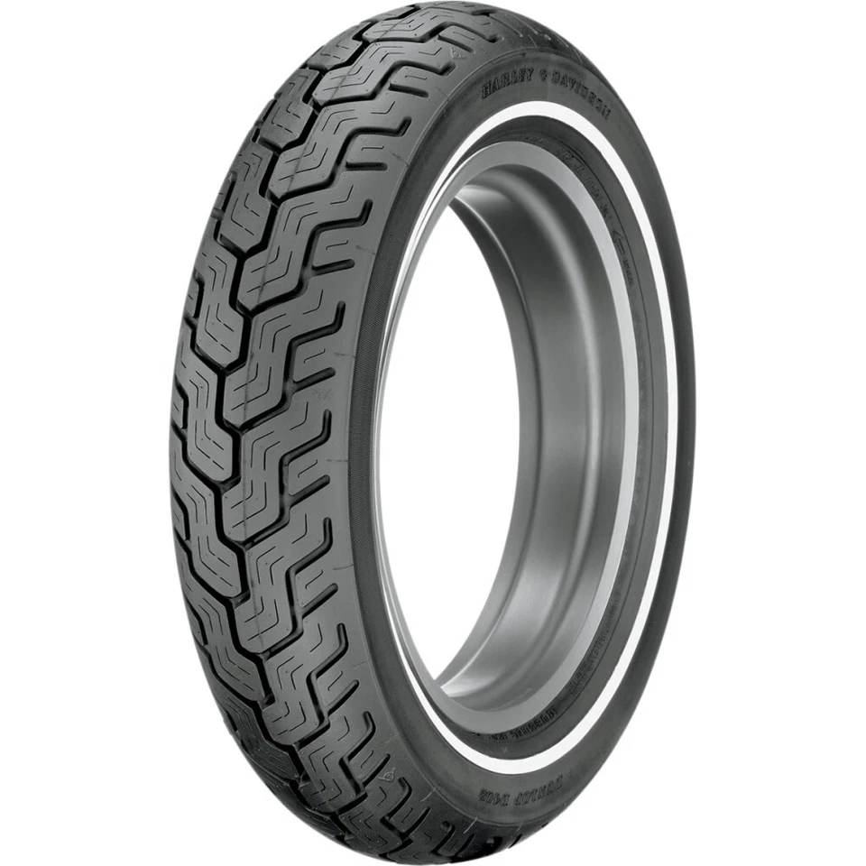 Neumático trasero Dunlop D402 Bias Whitewall MT90B16 (V-Twin/Cruiser) 45006847 Foto 1 de 1