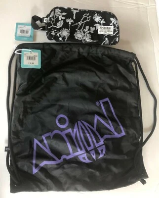 Animal Drawstring backpack rucksack PE shoe walking Bag with pencil case