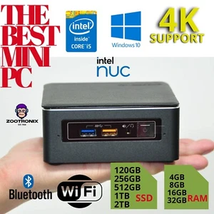 🔥Intel NUC Mini Pc Core i5, Up to 32GB RAM, 2TB SSD Windows 10 Pre Install - Picture 1 of 14