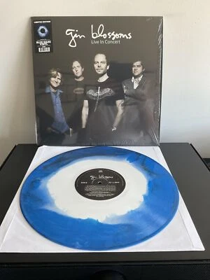 GIN BLOSSOMS Live In Concert VG++ BLUE HAZE VINYL In Shrink W/HYPE STICKER Foto 1 de 2