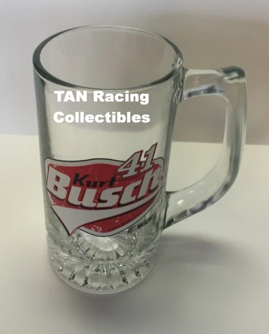 Kurt Busch Hunter Mfg 2015 #41 Glass Sport Mug 13oz FREE SHIP!! Cover