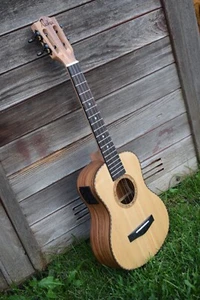 Solid Cedar & Koa Wood Ukulele with Accessories, (Canadian brand) - Picture 1 of 33