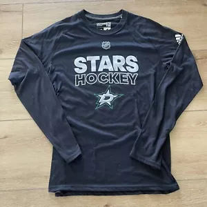 Adidas Men's Adult Sz S Tee Shirt T Black Dallas Stars NHL Hockey Ultimate Tee A - Picture 1 of 3