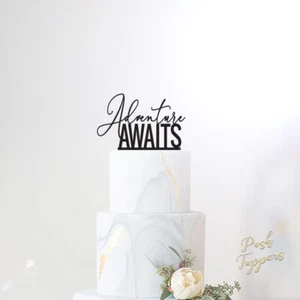 Adventure Awaits - Cake Topper - Picture 1 of 1