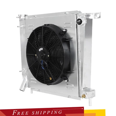 For 1985-1994 Ford Explorer Ranger Bronco II 3 Row Aluminum Radiator+Shroud Fan — 第 1/4 张图片