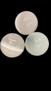 Selenite Sphere, Selenite Crystal Ball, Cleansing & Balancing Tool, Reiki Sphere - Picture 1 of 13