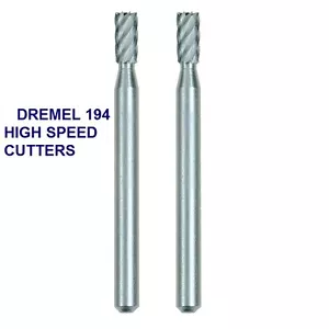 4 NEW AUTHENTIC DREMEL HIGH SPEED CUTTER BIT 194 HIGH GRADE STEEL - Picture 1 of 6