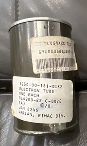 Lot Of 2:unopened Varian Eimac JAN8245 Tedrode Electron Tube 4CX250K 8245 500 - Picture 1 of 3