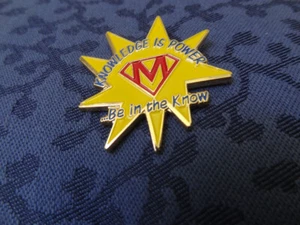Teachers Super Power Pin Set High Marks For Your Class. Knowledge is power - Picture 1 of 3