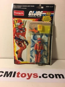 GI Joe seltene Funskool Cobra Rattler Pilot Wildwiesel mit Fallschirmfigur gekrempelt - Bild 1 von 12
