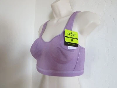 WACOAL 34D #855229 HIGH IMPACT UNDERWIRE SPORTS BRA, VALERIAN, NWT MSRP $72 - Image 1 of 4