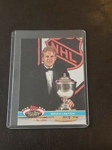 1991 Topps Stadium Club Brian Leetch Members Only Rangers