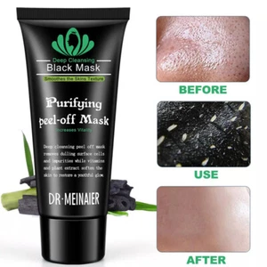Purifying Acne Peel-off Mask Facial Cleansing Blackhead Remover Charcoal Mask - Picture 1 of 17