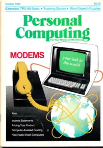 Personal Computing - Ottobre 1980 - Modem - Foto 1 di 1