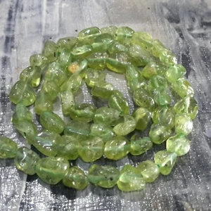 Natural Peridot Nuggets, Grade AB,5-7x5-11mm, 39cm Strand.Free postage Oz Seller - Picture 1 of 4