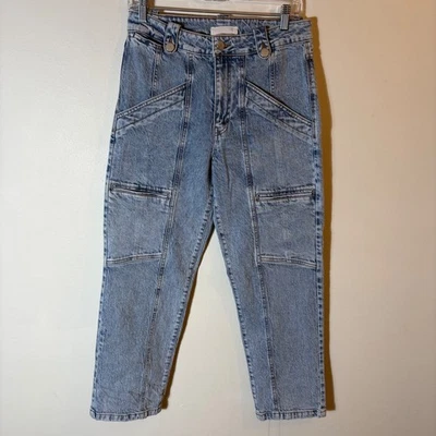 Jeans Habitual Denim Cintura Alta Pierna Recta Lavado Pacífico Talla 4/27 Foto 1 de 4