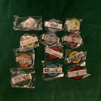 Disney’s Cast Exclusive Eyes And Ears Pins Set Of 12 L E 3000 - Image 1 of 4