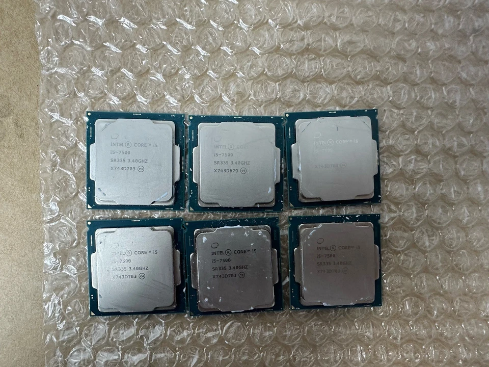 6x Procesadores Intel i5-7500 SR335 3,40 GHz  Foto 1 de 4
