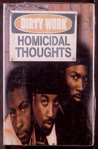 Dirty Work – Homicidal Thoughts CASSETTE DETROIT RAP GANGSTA 1996 SEALED OOP - Picture 1 of 2